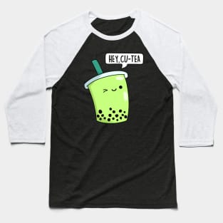 Hey Cu-Tea Cute Boba Bubble Tea Baseball T-Shirt